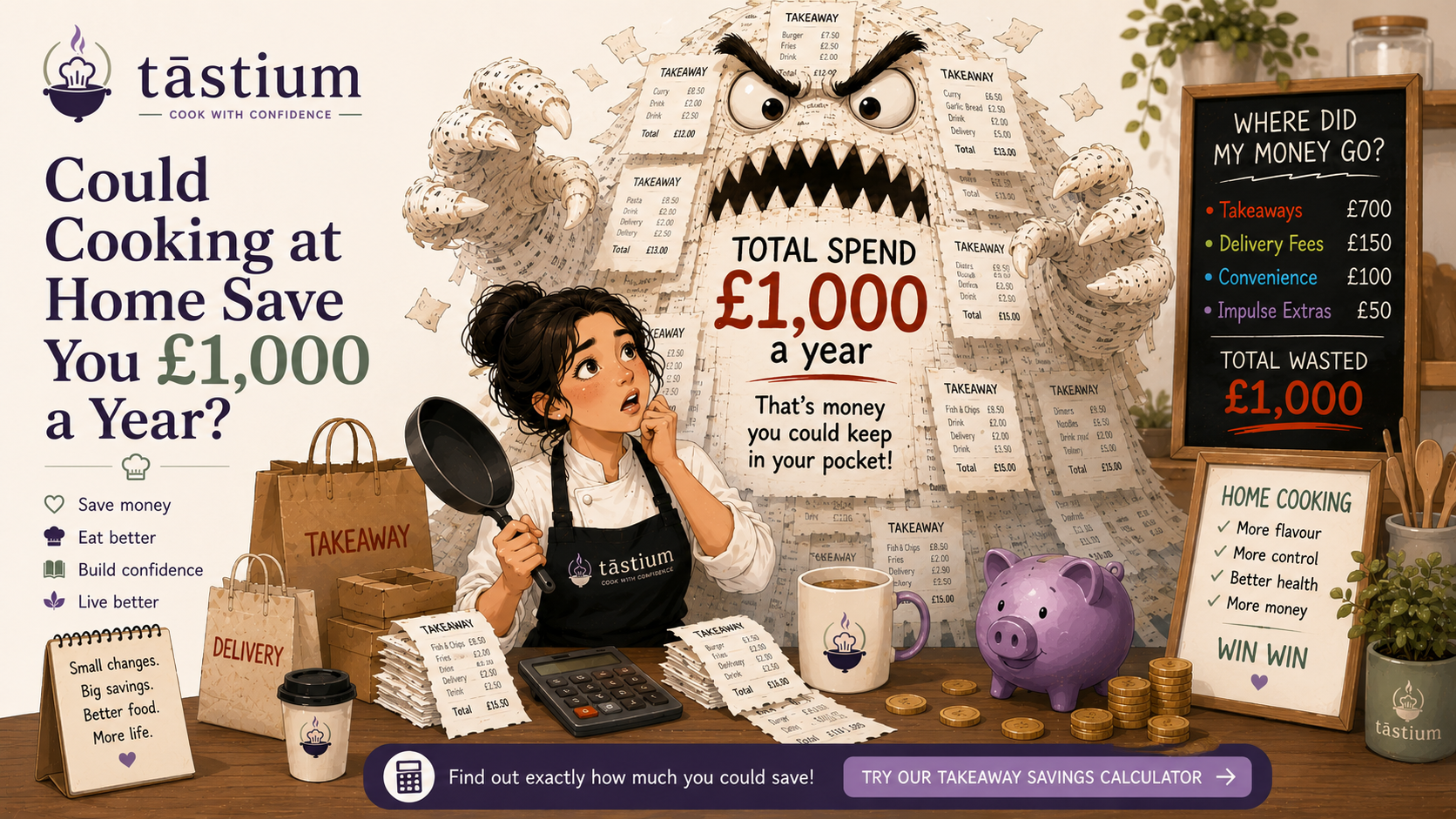 Could cooking at home save you £1,000 a year?